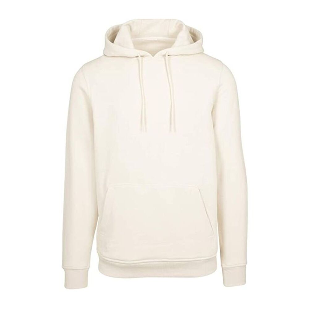 Build Your Brand Mens Heavy Pullover Hoodie / Sand